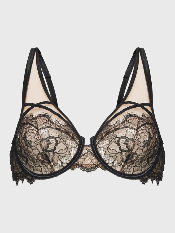 Chantal Thomass Chantal Thomass Сутиен с банели Taquine T220133 Черен