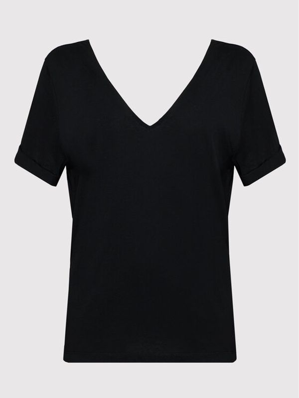 Chantal Thomass Chantal Thomass Тениска на пижама Unveil TTF230 Черен Relaxed Fit