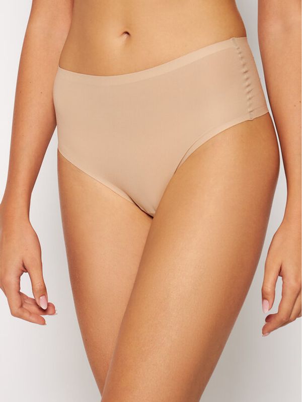 Chantelle Chantelle Бикини тип бразилиана с висока талия Soft Stretch C10690 Бежов