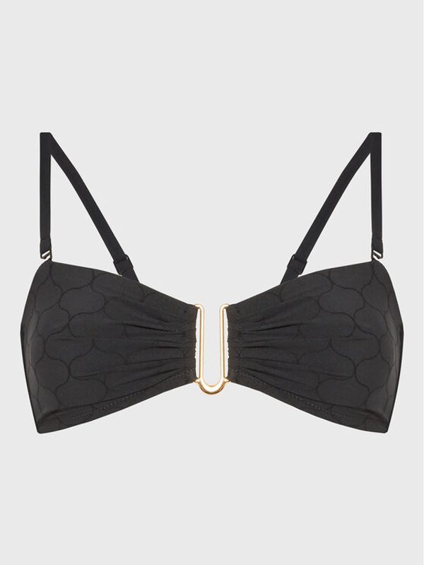 Chantelle Chantelle Горнище на бански Glow C15T20 Черен