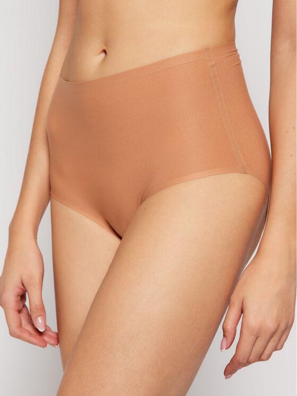 Chantelle Chantelle Класически бикини с висока талия Soft Stretch Culotte Haute C26470 Бежов