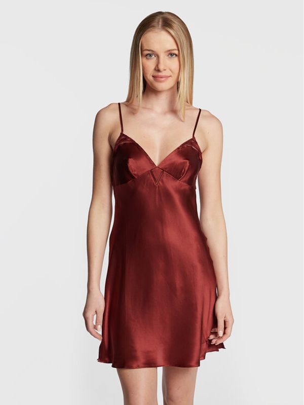 Chantelle Chantelle Нощница Nightshade CA2140 Бордо Regular Fit