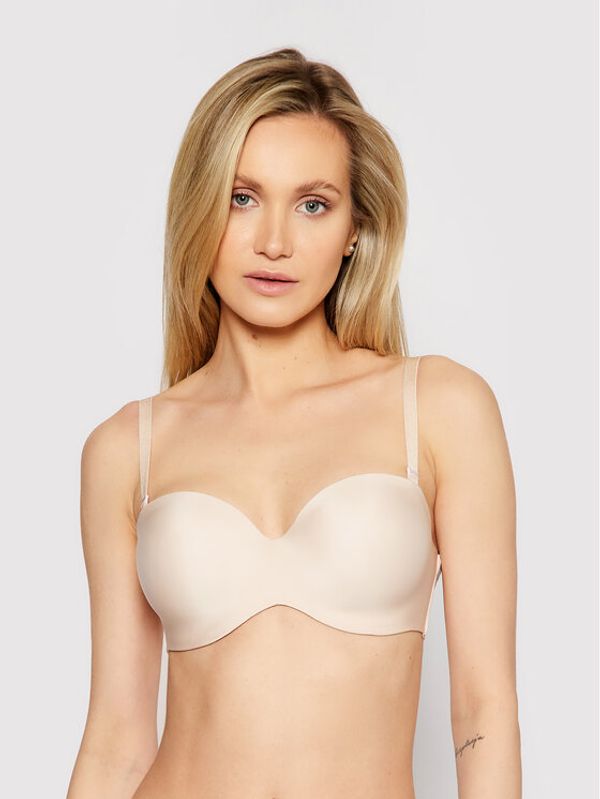 Chantelle Chantelle Сутиен тип Бардо Absolute Invisible C29250 Бежов