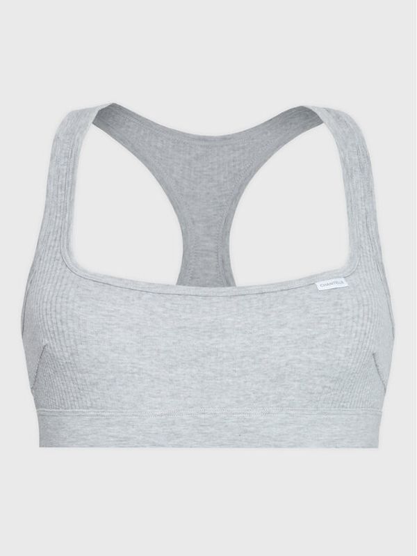 Chantelle Chantelle Сутиен-топ Cotton Comfort C15P10 Сив