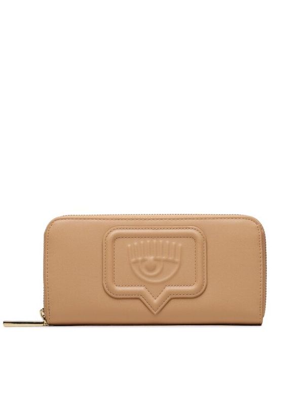 Chiara Ferragni Chiara Ferragni Голям дамски портфейл 74SB5PA1 Кафяв