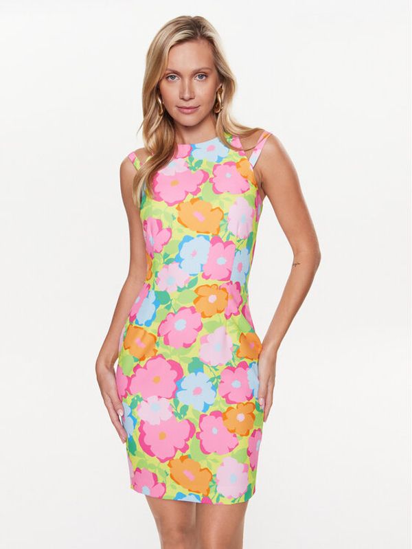 Chiara Ferragni Chiara Ferragni Лятна рокля 74CBO903 Цветен Slim Fit