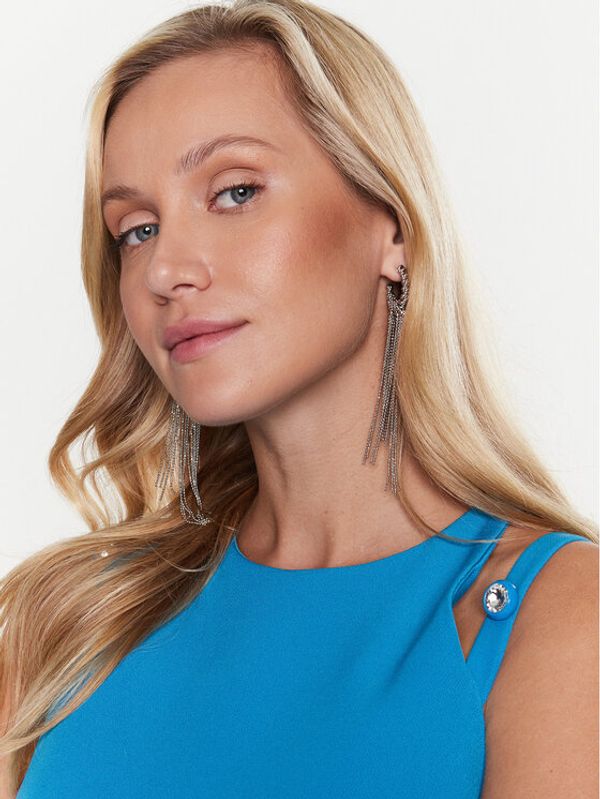 Chiara Ferragni Chiara Ferragni Лятна рокля 74CBO903 Син Slim Fit