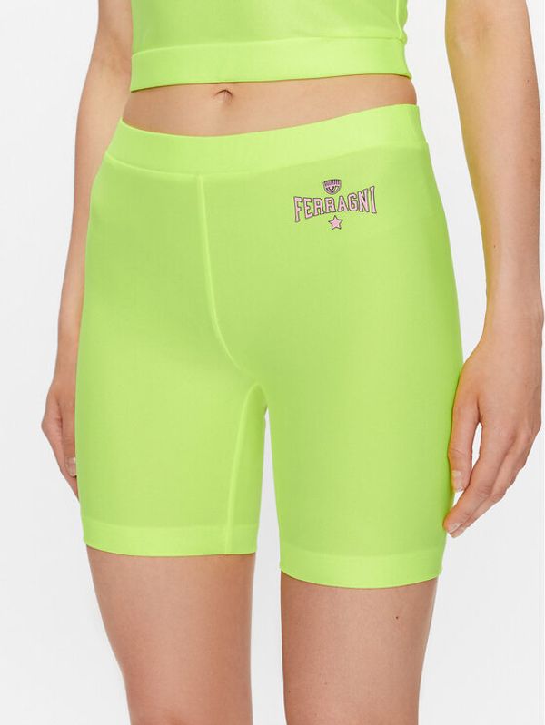 Chiara Ferragni Chiara Ferragni Спортни шорти 74CBD163 Жълт Regular Fit
