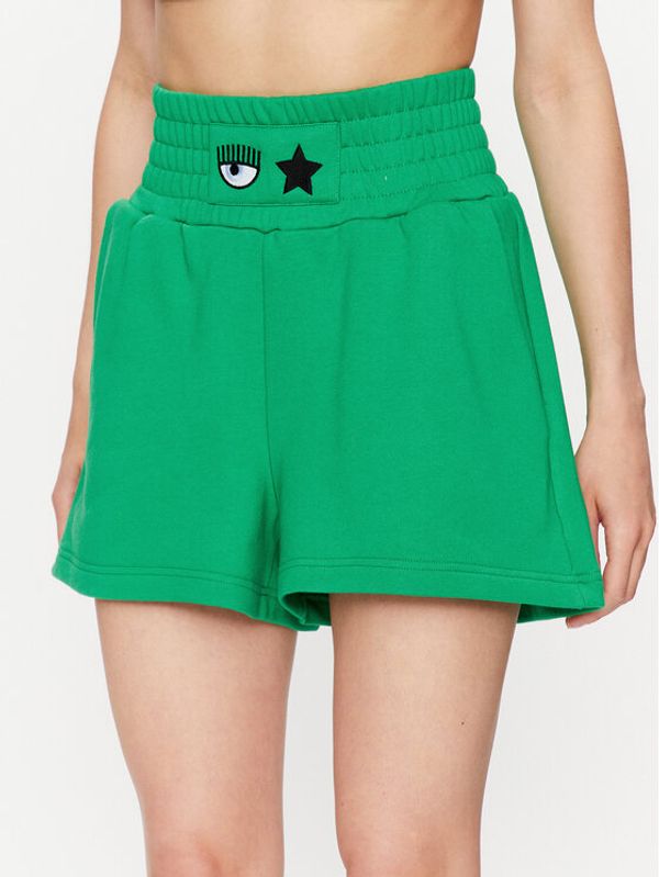 Chiara Ferragni Chiara Ferragni Спортни шорти 74CBDT03 Зелен Regular Fit