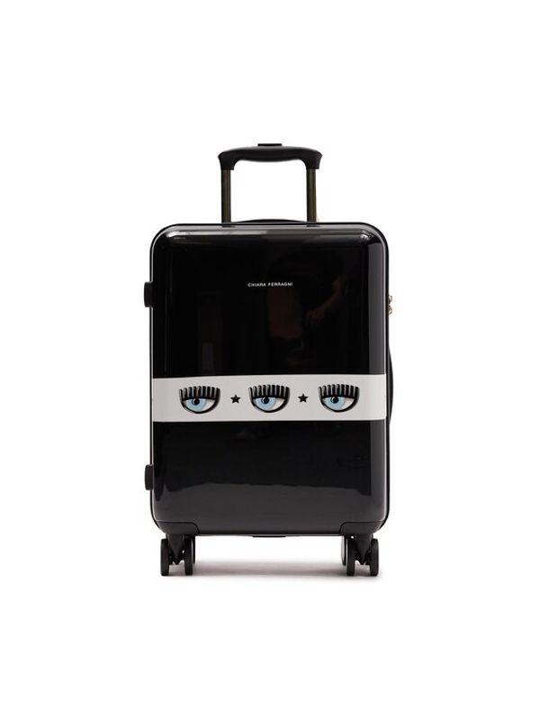 Chiara Ferragni Chiara Ferragni Среден твърд куфар 75SB0LA1 Черен