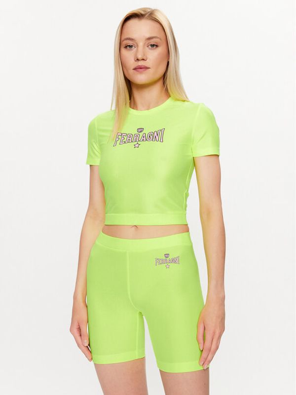 Chiara Ferragni Chiara Ferragni Тишърт 74CBM266 Жълт Regular Fit