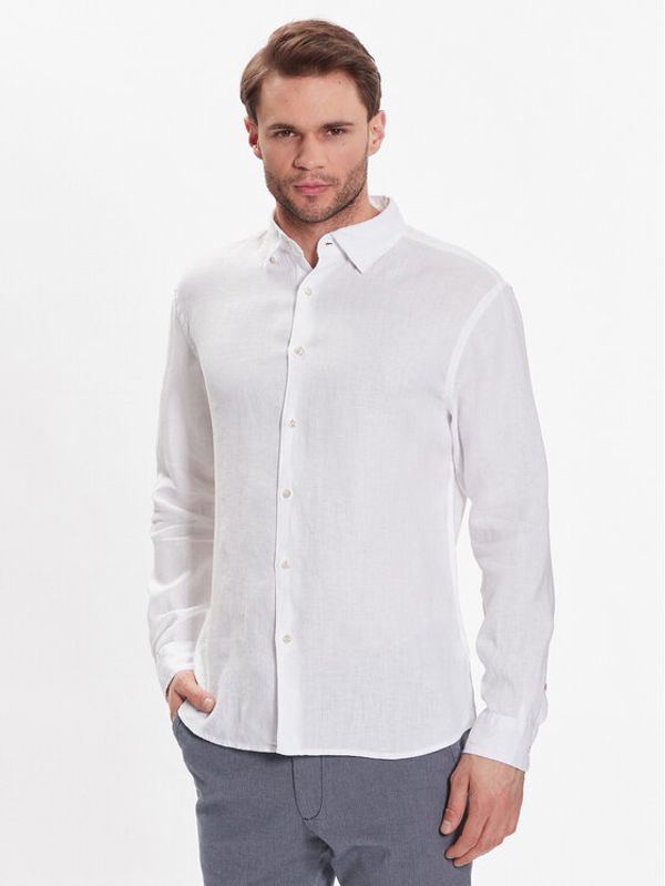 CINQUE CINQUE Риза Cisteve 9062 Бял Slim Fit