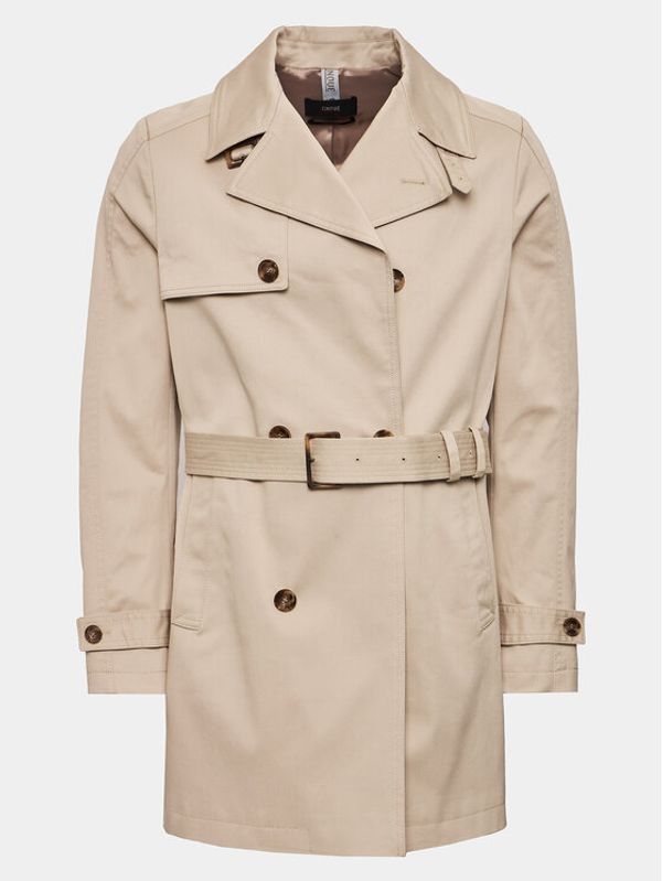 CINQUE CINQUE Тренч Cidouble 2007 Бежов Regular Fit