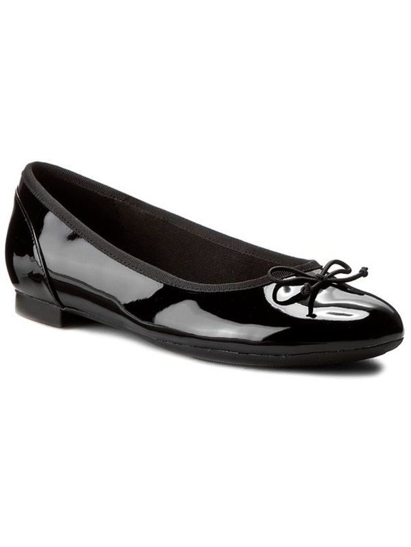 Clarks Clarks Балеринки Couture Bloom 261154754 Черен