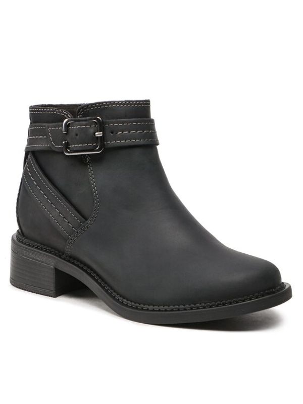Clarks Clarks Боти Maye Strap 261680754 Черен