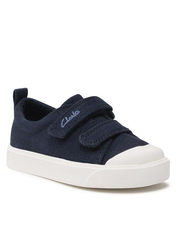 Clarks Clarks Кецове City Bright T 261490876 Тъмносин