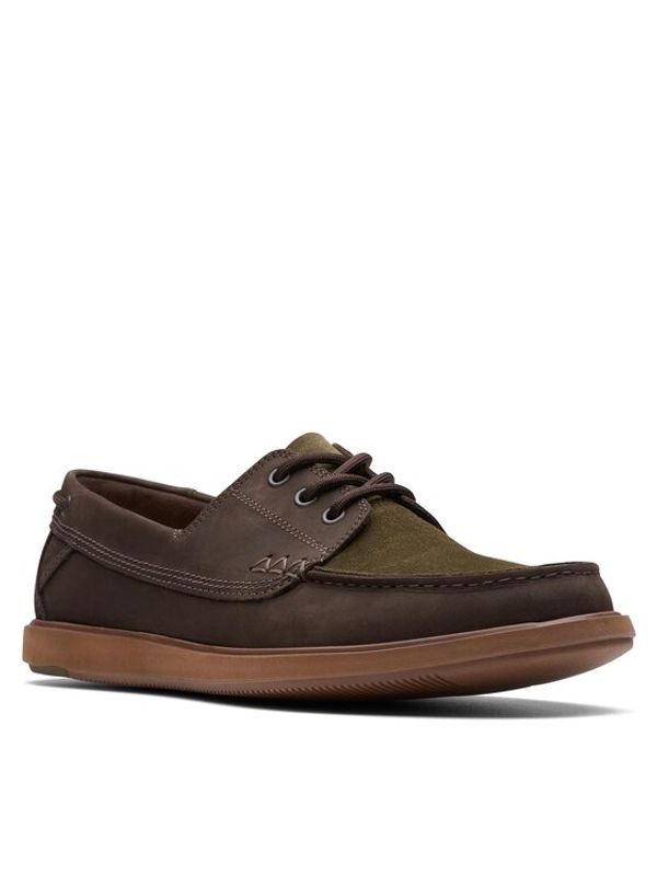 Clarks Clarks Обувки Bratton Boat 26172442 Кафяв
