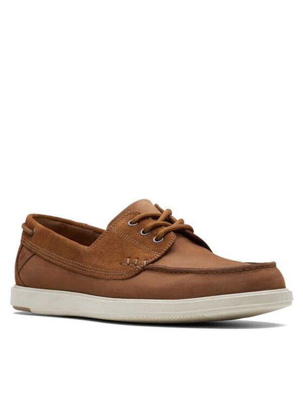 Clarks Clarks Обувки Bratton Boat 26172443 Кафяв