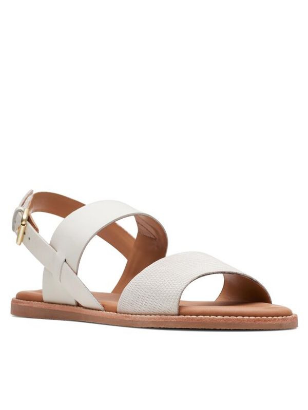 Clarks Clarks Сандали Karsea Strap 26171875 Бял