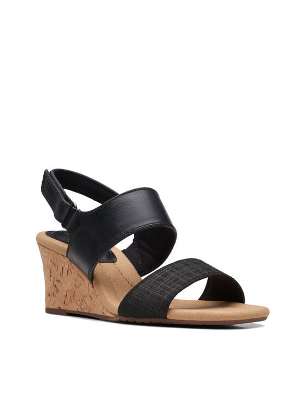 Clarks Clarks Сандали Kyarra Faye 26171237 Черен