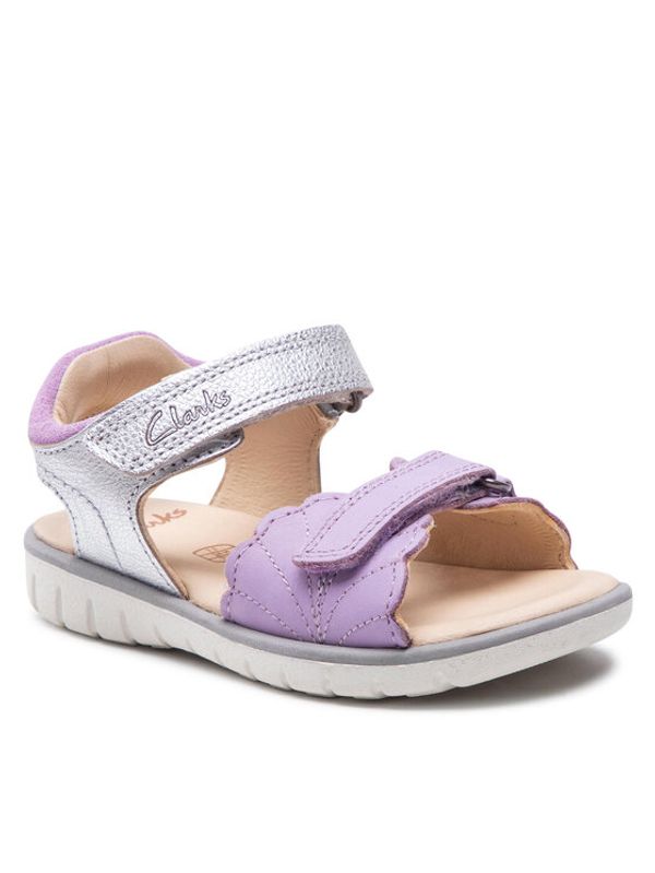 Clarks Clarks Сандали Roam Wing K. 261661736 Сребрист