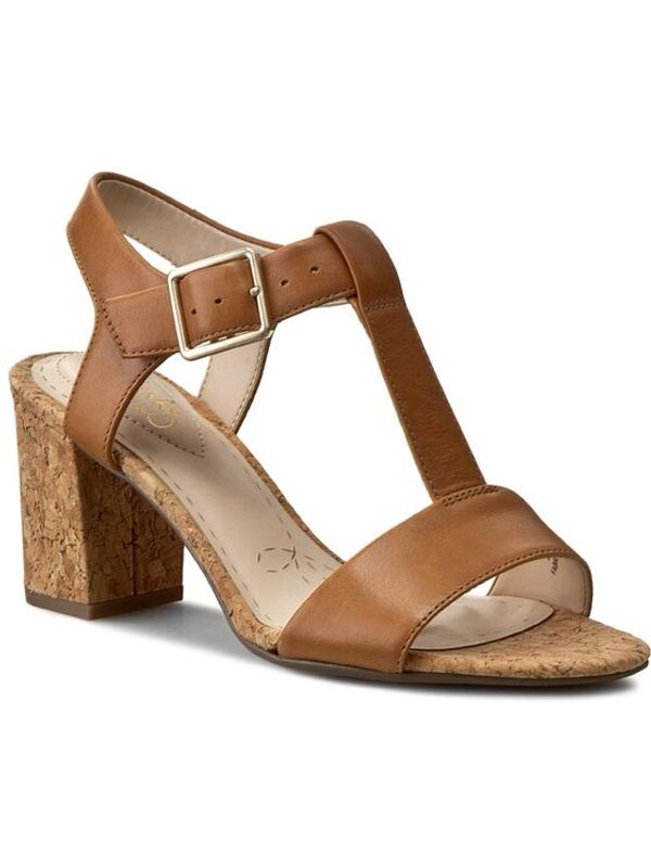 Clarks Clarks Сандали Smart Deva 261176914 Кафяв