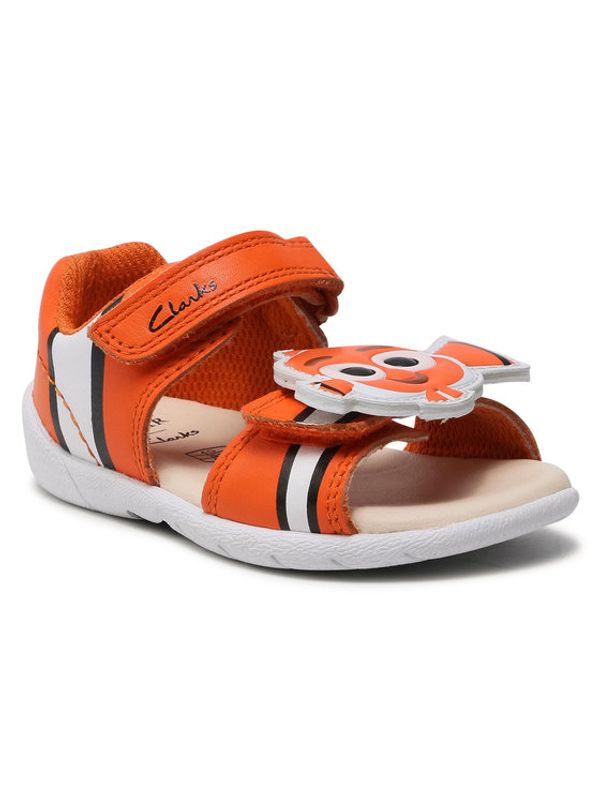 Clarks Clarks Сандали Zora Nemo T 261583957 Оранжев