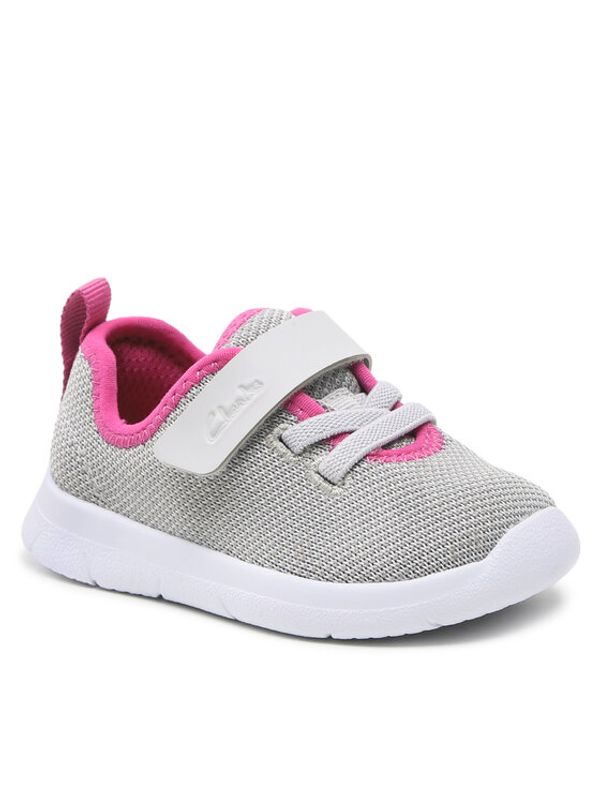 Clarks Clarks Сникърси Ath Weave T. 261661036 Сив