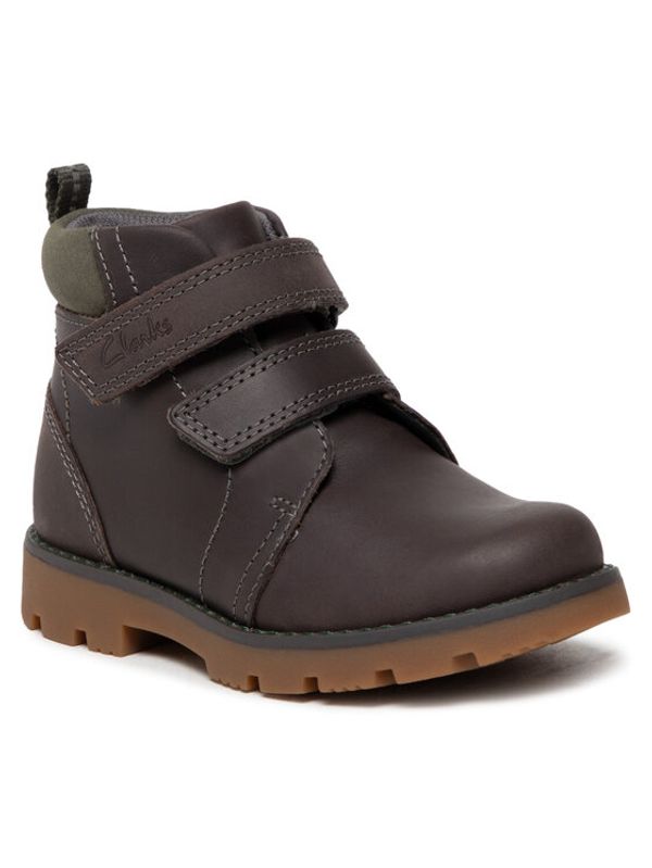 Clarks Clarks Зимни обувки Heath Strap K 261692697 Кафяв