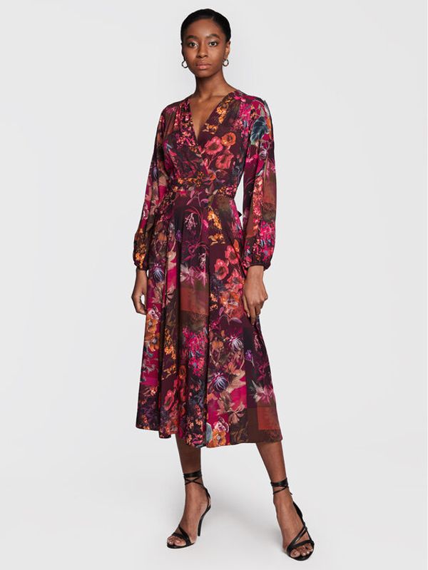 Closet London Closet London Ежедневна рокля D7606 Бордо Regular Fit