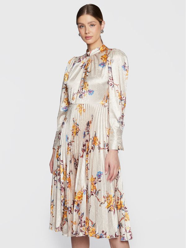 Closet London Closet London Ежедневна рокля D8499 Бежов Regular Fit