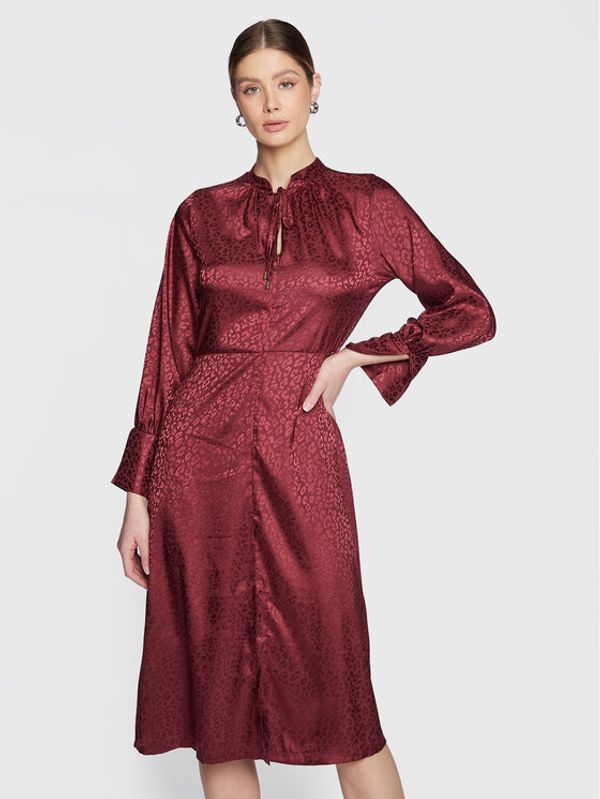 Closet London Closet London Ежедневна рокля D8522 Бордо Regular Fit