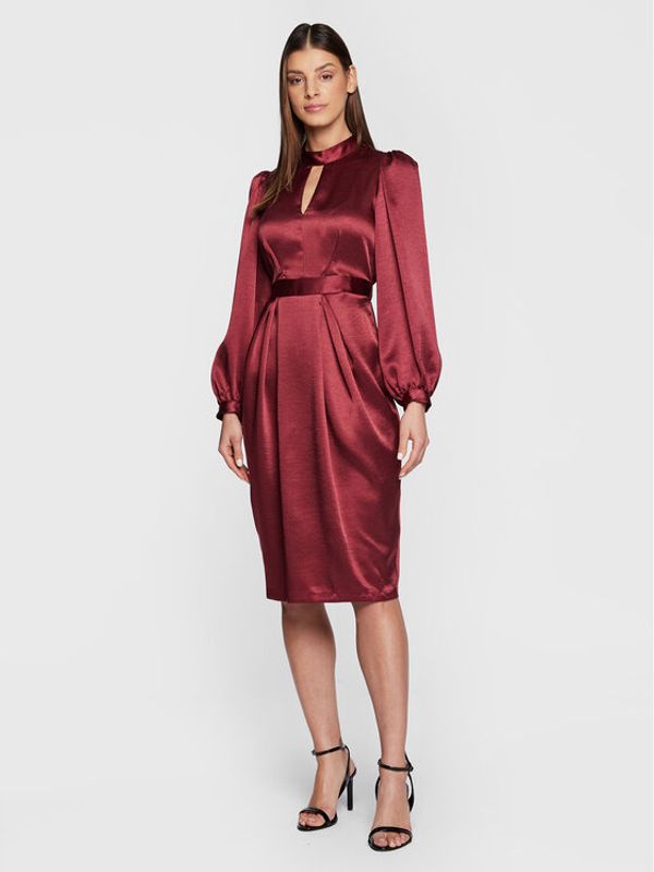 Closet London Closet London Ежедневна рокля D8551 Бордо Regular Fit