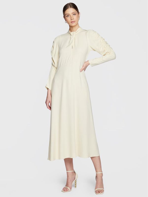 Closet London Closet London Ежедневна рокля D8601 Бежов Regular Fit