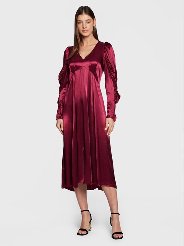 Closet London Closet London Коктейлна рокля D8264 Бордо Regular Fit