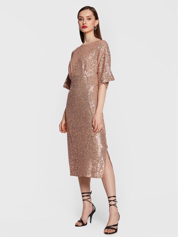 Closet London Closet London Коктейлна рокля D8666 Розов Regular Fit