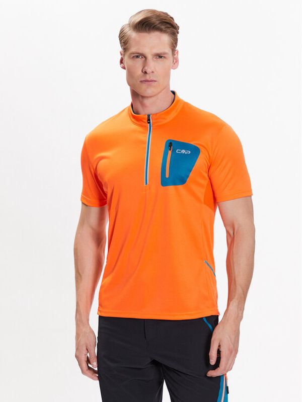 CMP CMP Колоездачна тениска 3C89757T Оранжев Regular Fit