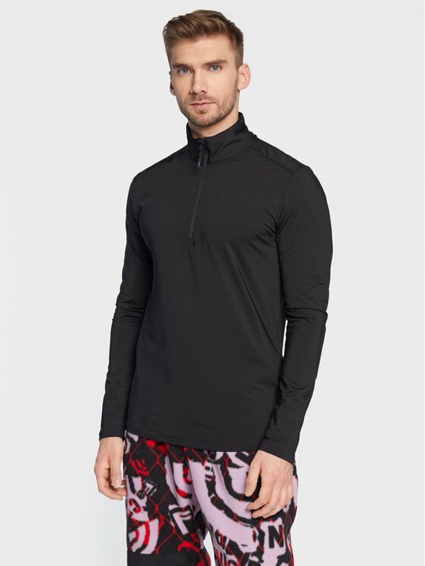 CMP CMP Суитшърт от техническо трико 30L1097 Черен Slim Fit