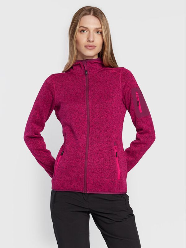 CMP CMP Суитшърт от техническо трико 3H19826 Розов Regular Fit