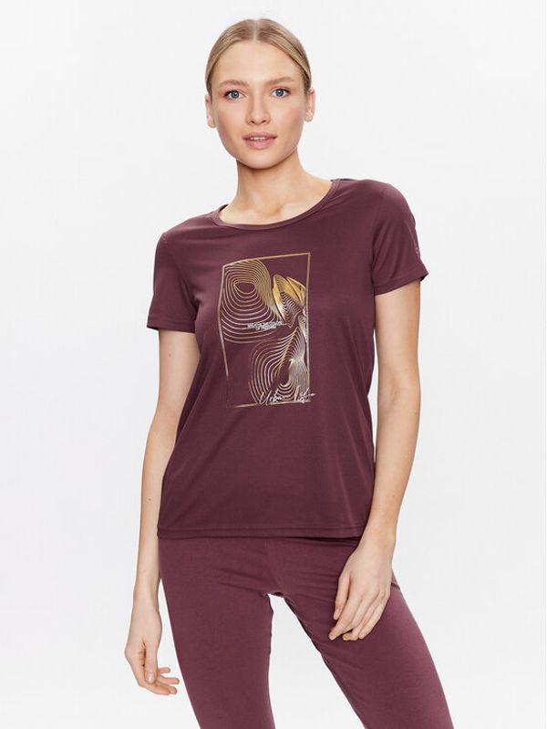 CMP CMP Тениска от техническо трико 38T6656 Бордо Regular Fit