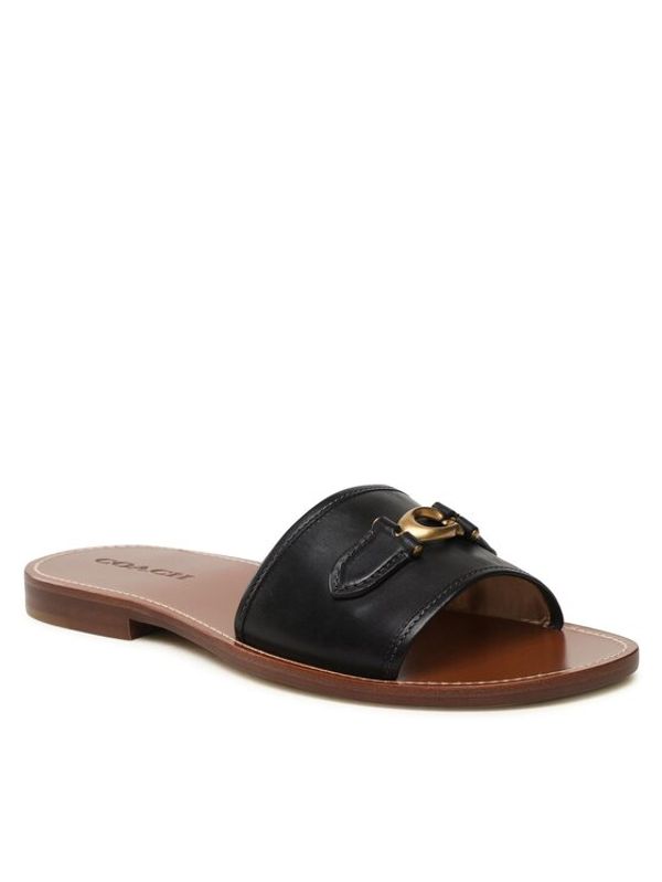 Coach Coach Чехли Ina Leather Sandal CI200 Черен