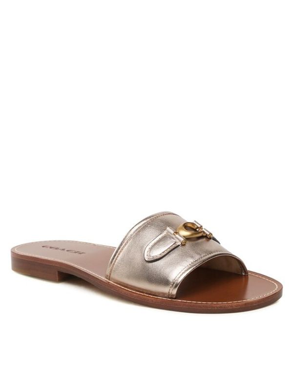 Coach Coach Чехли Ina Metallic Sandal CI203 Златист