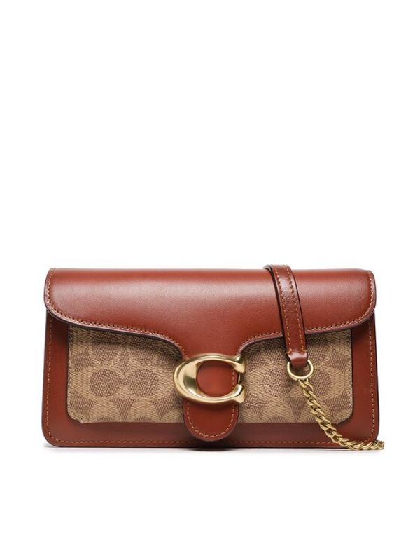 Coach Coach Дамска чанта Ccs Tbby Chn Cltch CE774 Кафяв