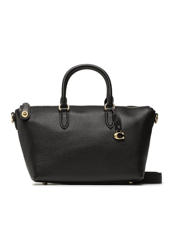 Coach Coach Дамска чанта Pol Peb Ltr Kr Stchl CE741 Черен