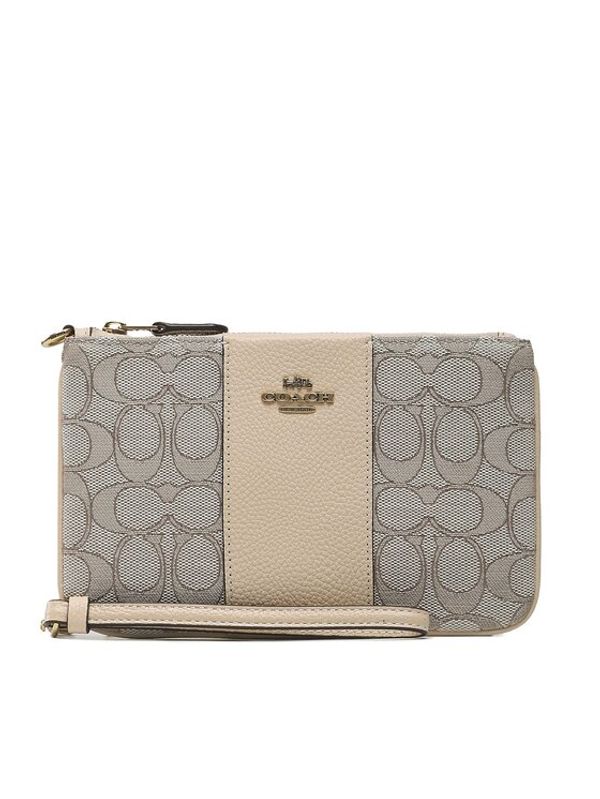 Coach Coach Дамска чанта Sg Jcq Sm Wrs CD696 Бежов