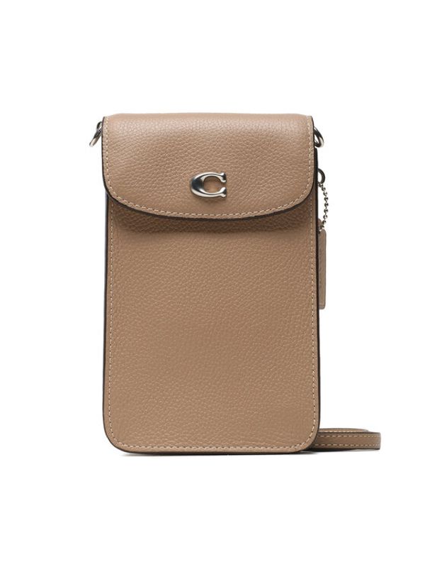 Coach Coach Калъф за телефон Pbl Lth Cphn Crsbdy CH815 Бежов