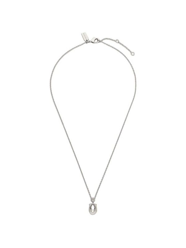 Coach Coach Колие C Cry Ncklce C9343 Q1E Сребрист