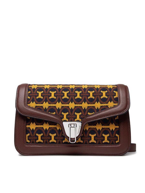 Coccinelle Coccinelle Дамска чанта M3H Marvin Twist Jacquard E1 M3H 15 01 01 Кафяв
