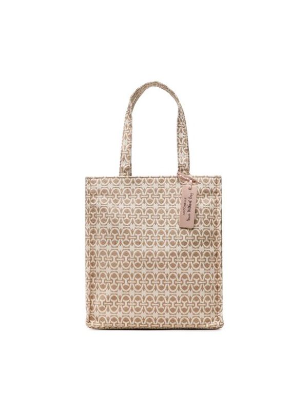 Coccinelle Coccinelle Дамска чанта MBD Never Without Bag Monogra E1 MBD 11 01 01 Бежов