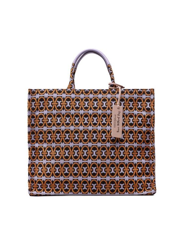 Coccinelle Coccinelle Дамска чанта MBD Never Without Bag Monogra E1 MBD 18 01 01 Виолетов